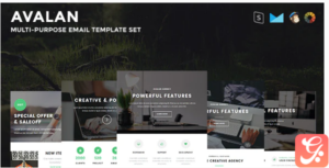 Avalan - Responsive Email Set