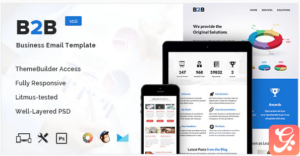B2B - Business Email Template + Builder Access