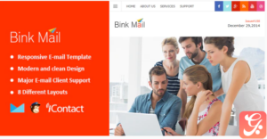 Bink Mail- Responsive E-mail Template + Themebuilder Access