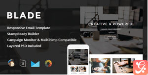 Blade - Responsive Email + StampReady Builder