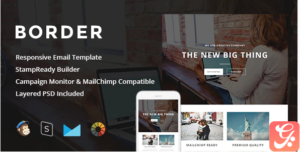 Border - Responsive Email + StampReady Builder