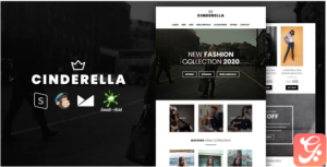 Cinderella - E-commerce Responsive Email Template with MailChimp Editor, StampReady & Online Builder
