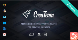 CreaTeam - Multipurpose Creative Agency E-newsletter + Builder Access