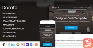 Dorota - Responsive Email Template + StampReady Builder