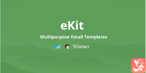 eKit Mail 80+ Modules - Unique Multipurpose Responsive Email set + Online Access