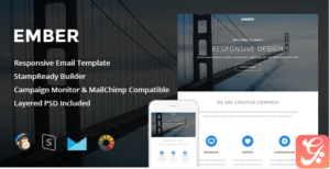 Ember - Responsive Email + StampReady Builder