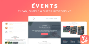Events Responsive Multipurpose Email Template