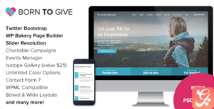 Born To Give – Charity / Crowdfunding WP Theme 3.5.1