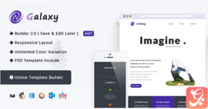 Galaxy - Responsive Email + Online Builder