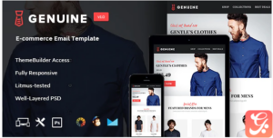 Genuine - E-commerce E-newsletter + Builder Access