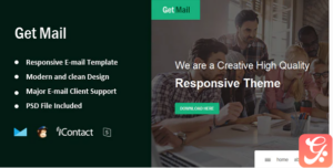 Get Mail - Responsive E-mail Template + Online Access