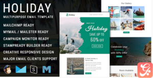 Holiday - Multipurpose Responsive Email Template