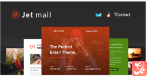 Jet mail - Responsive E-mail Template + Online Access