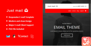 Just mail - Responsive E-mail + Online Access