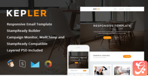Kepler - Responsive Email + StampReady Builder