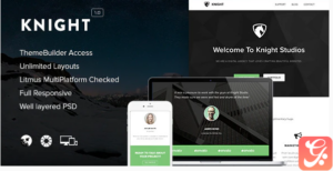 Knight - Responsive Email + Themebuilder Access