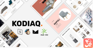 Kodiaq - E-commerce Responsive Email Template with MailChimp Editor, StampReady & Online Builder