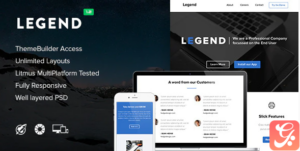 Legend - Video Email (optional) + Themebuilder