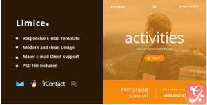 Limice - Responsive E-mail Template + Online Access