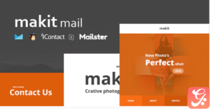 makit Mail - Responsive E-mail Template + Online Access + Mailster + MailChimp