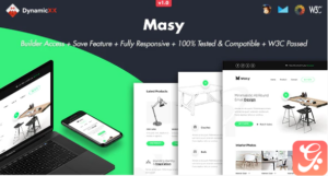 Masy - Responsive Email + Online Template Builder