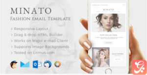 Minato - Fashion Email Template + Builder Access