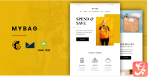 MyBag - E-commerce Responsive Email for Fashion & Accessories with Online Builder