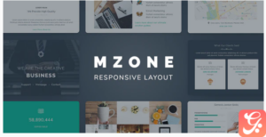 Mzone Responsive Newsletter Email Template For Business