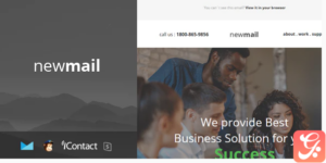 newmail - Responsive E-mail Template + Online Access
