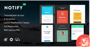 NotificationApp - Responsive Notification Email HTML Templates