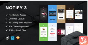 Notify3 - Notification Email + Themebuilder Access