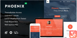 Phoenix - Responsive Email + Themebuilder Access