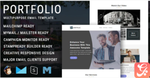 Portfolio - Multipurpose Responsive Email Template with Mailchimp Editor