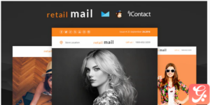 Retail Mail - Responsive E-mail Templates set + Online Access
