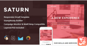 Saturn - Responsive Email + StampReady Builder
