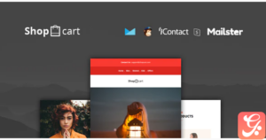Shopcart - 35+ Modules Responsive E-mail Template + Online Access
