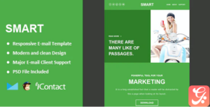 Smart Mail - Responsive E-mail Template + Themebuilder Access