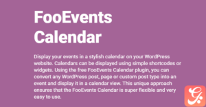 FooEvents Calendar 1.7.1