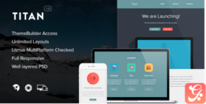 Titan - Responsive Email + Themebuilder Access