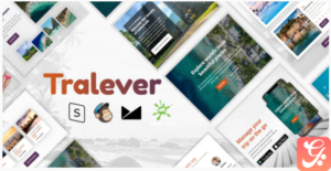 Tralever - Responsive Email Template with MailChimp Editor, StampReady & Online Builder