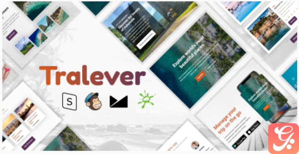 Tralever Responsive Email Template with MailChimp Editor StampReady Online Builder
