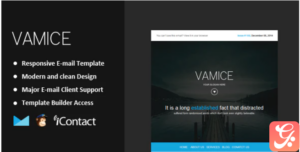 Vamice - Responsive Email + Themebuilder Access