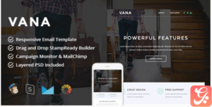 Vana - Responsive Email + StampReady Builder