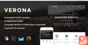 Verona - Responsive Email + StampReady Builder