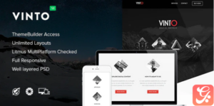 Vinto - Responsive Email + Themebuilder Access