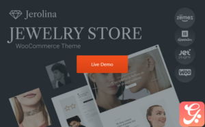 Jerolina - Glossy Jewelry & Watches Online Store WooCommerce Theme