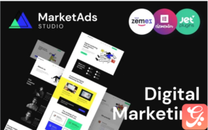 MarketAds - One of Modern Digital Marketing Templates WordPress Theme