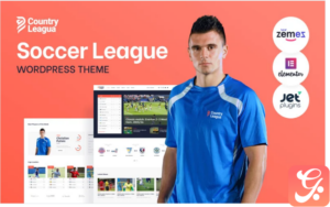 Counter Leagua - Soccer League WordPress Theme