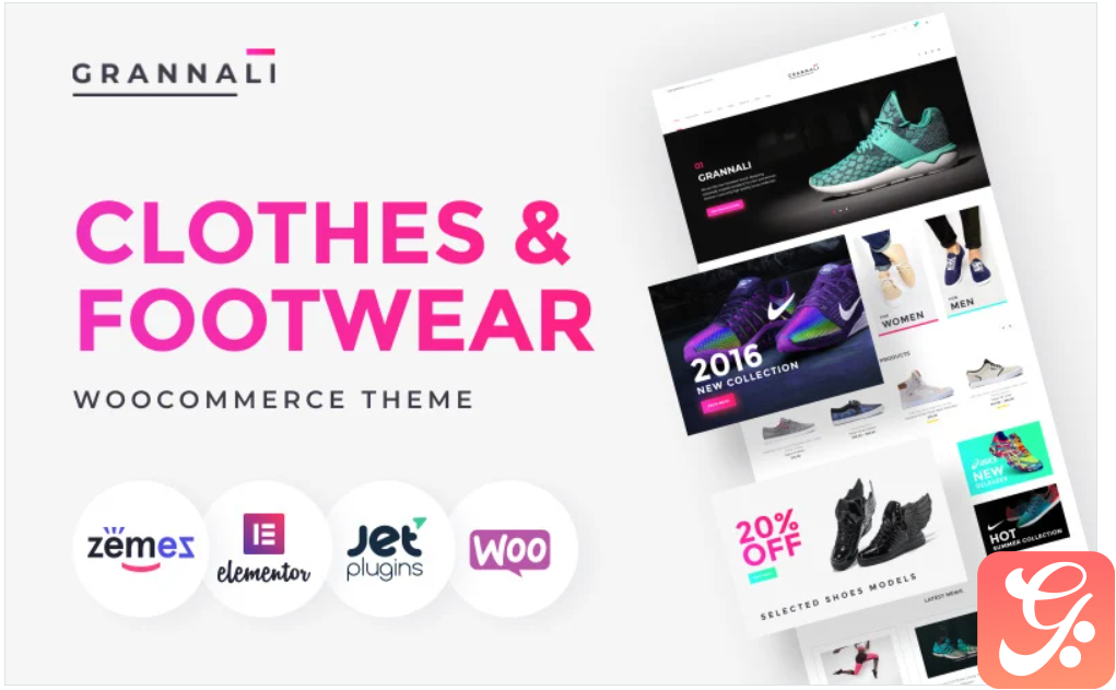 GrannaLi - Clothes & Footwear WooCommerce Theme