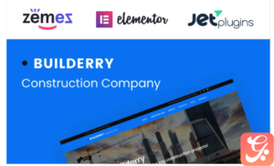 Builderry - Construction Company WordPress Theme